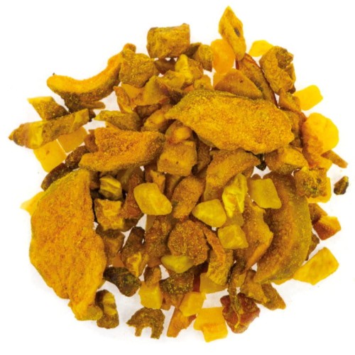 Herbata Owocowa Mango Indygo mieszanka jabłka ananasa papaji kurkumy i fig