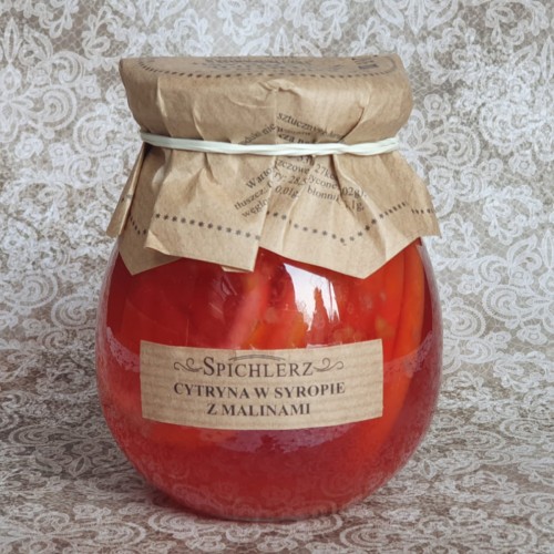 Cytrynki w syropie z malinami idealne do herbaty 