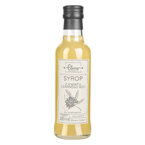 Syrop z Kwiatu Czarnego bzu 200ml Eterno
